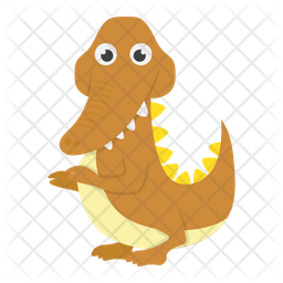 Download Saurischian Dinosaur Cartoon Icon Of Flat Style Available In Svg Png Eps Ai Icon Fonts PSD Mockup Templates