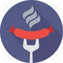 Sausage Fork Barbecue Icon