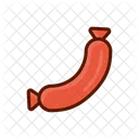 Sausage Hotdog Non Veg Food Icon