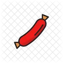 Sausage Hot Dog Non Veg Icon
