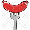 Sausage Hot Dog Meat Slice Symbol