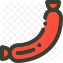 Sausage Meat Grill Icon