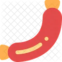 Sausage Meat Grill Icon