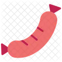 Sausage Meat Hotdog Icon