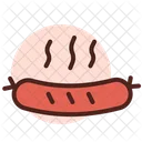 Sausage Meat Hot Dog Icon