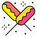 Sausage Hot Dog Fried Icon