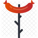Sausage Hotdog Fast Food Icon