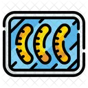 Sausage Meat Barbecue Icon