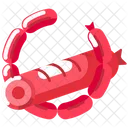Sausage Meat Barbecue Icon