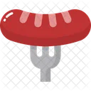 Sausage Meat Bbq Icon