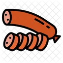 Sausage Food Slice Icon