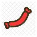 Sausage Meat Beef Icon