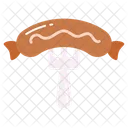 Sausage Hotdog Fork Icon