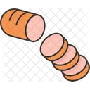 Sausage Sliced Chorizo Icon