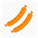 Sausage Hot Dog Sandwich Icon