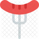 Grilled Sausage Food Icon