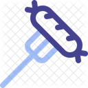 Sausage Fork Fork Skewer Icon