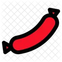 Sausage Junk Food Corndog Icon