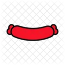 Sausage Meat Bbq Icon