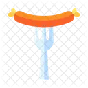 Sausage Dog Beef Hot Icon