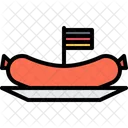 Sausage Plate  Icon