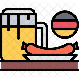 Sausage Plate  Icon