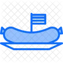 Sausage Plate  Icon