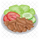 Salad Sausage Green Icon