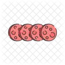 Sausage Slice  Icon