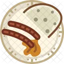 Sausages Bread Cooking Icon