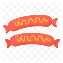 Hot Dog Sausages Frankfurter Icon