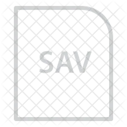 Sav File  Icon