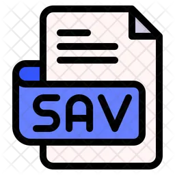 Sav Document  Icon