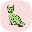 Savannah Cat Savannahcat Cat Icon