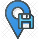 Save Pin Geolocation Icon