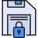 Save Disk Locked Icon