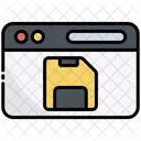 Save Website Webpage Icon
