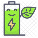 Battery Charge Green Energy Icon