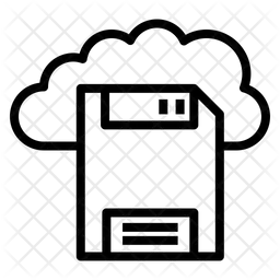 클라우드 데이터 저장  아이콘