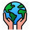 Save Earth Hand Icon