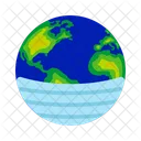 Earth Coronavirus Virus Icon