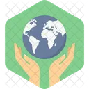 Save Earth Eco Bag Nature Icon