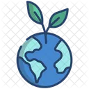 Save Earth Save Enviroment Green Energgy Icon