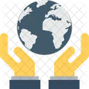 Save Earth Hands Icon