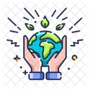 Save The Planet Planet Ecology Icon