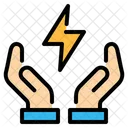 Save Energy Thunderbolt Icon