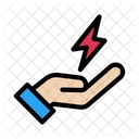 Power Energy Hand Icon