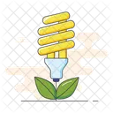 Save Energy Save Electricity Plant Icon