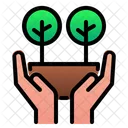 Forest Hand Save Icon