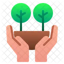 Forest Hand Save Icon